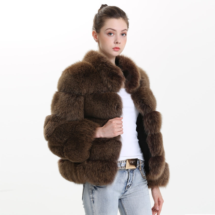 Fourrure Naytana Marron