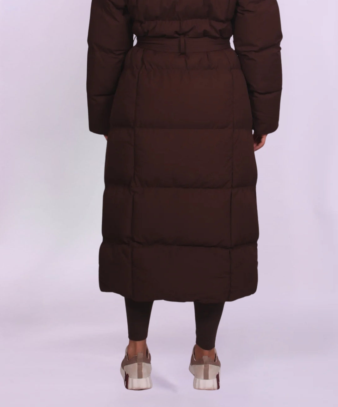 Doudoune longue à capuche